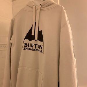 White Burton Hoodie